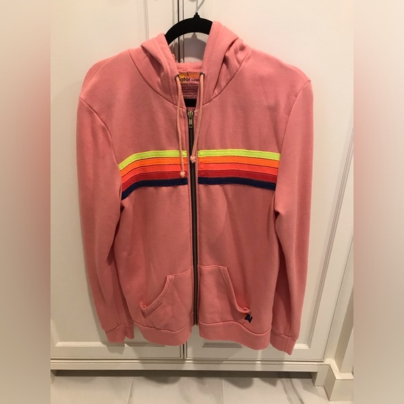 Aviator Nation Jackets & Blazers - Aviator Nation 5 stripe zip up hoodie